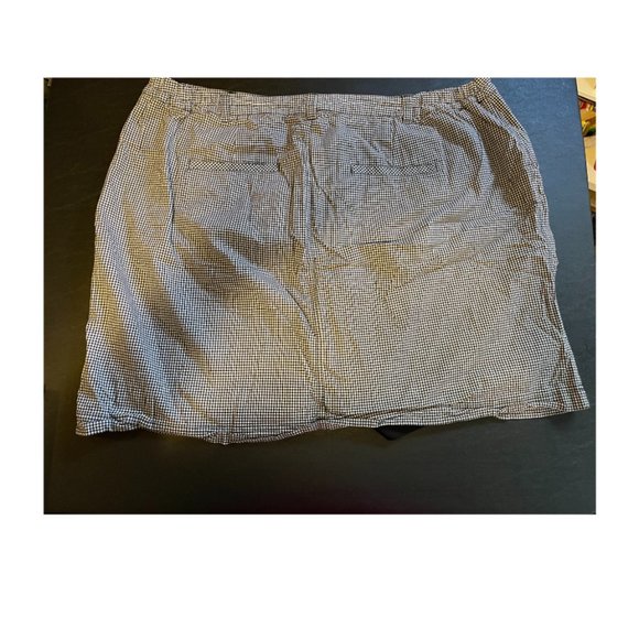 CJ Banks black and white checkered skort - 24W - Picture 2 of 6
